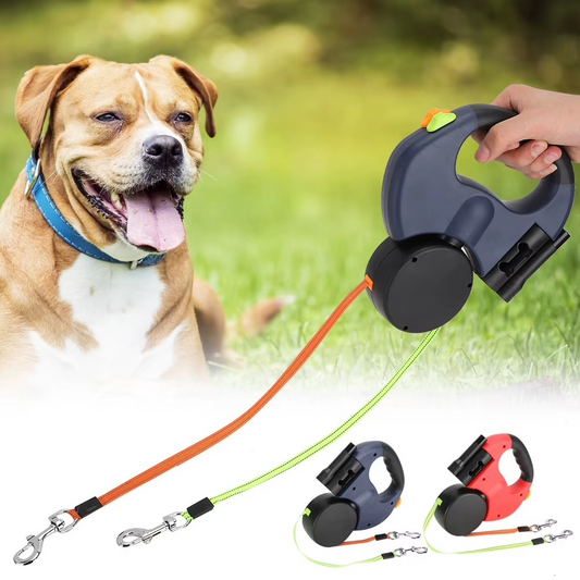 TangleMaster™ Dual Dog Leash PawsMagics