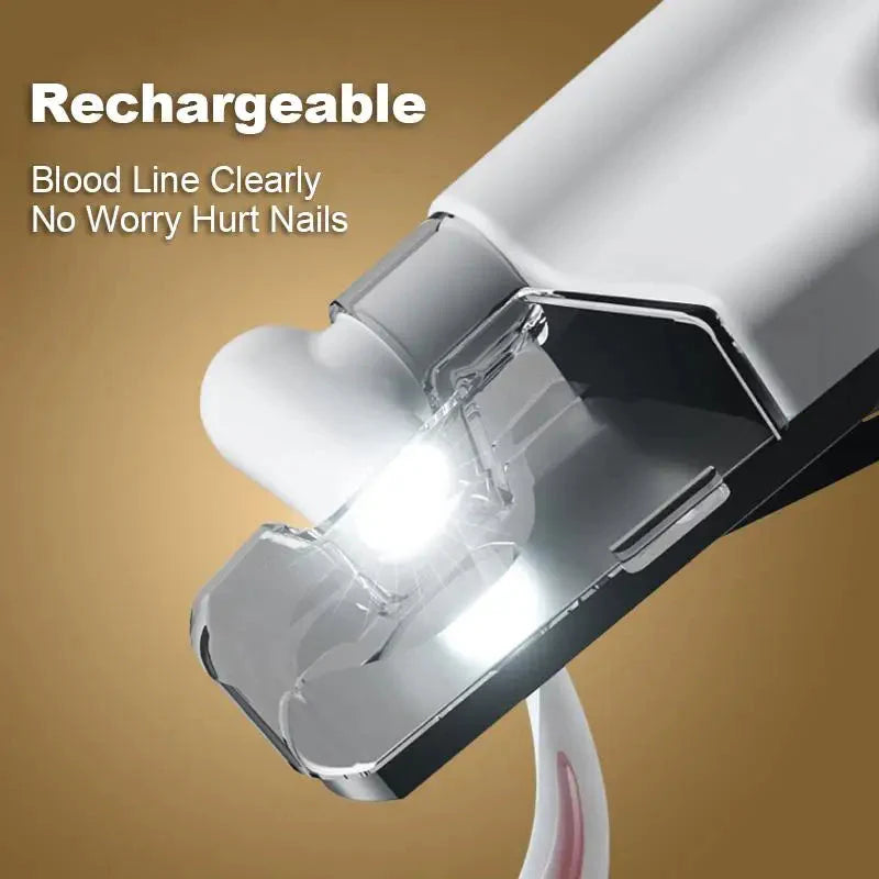 Pet Nail Clipper with LED Light Dog Cat Special Blood Line Scissors Multifunction Nail Trimmer Pet Cleaning Grooming Supplies PawsnHeart