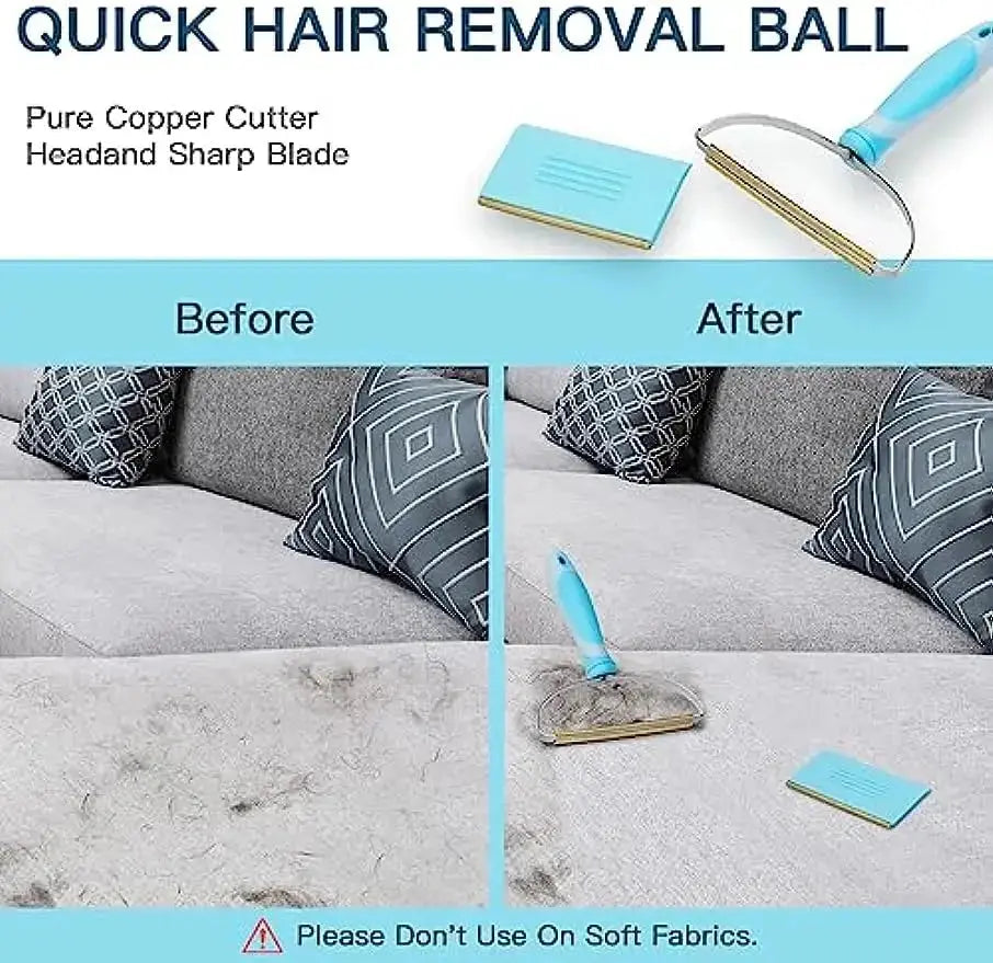 Carpet Rake Pet Hair Remover Set Pet Hair Removal Tool Telescopic Handle Rug Rake for Dog Cat Hair 180° Rotation Carpet Shave PawsnHeart